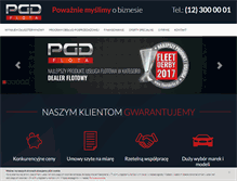 Tablet Screenshot of pgdflota.pl